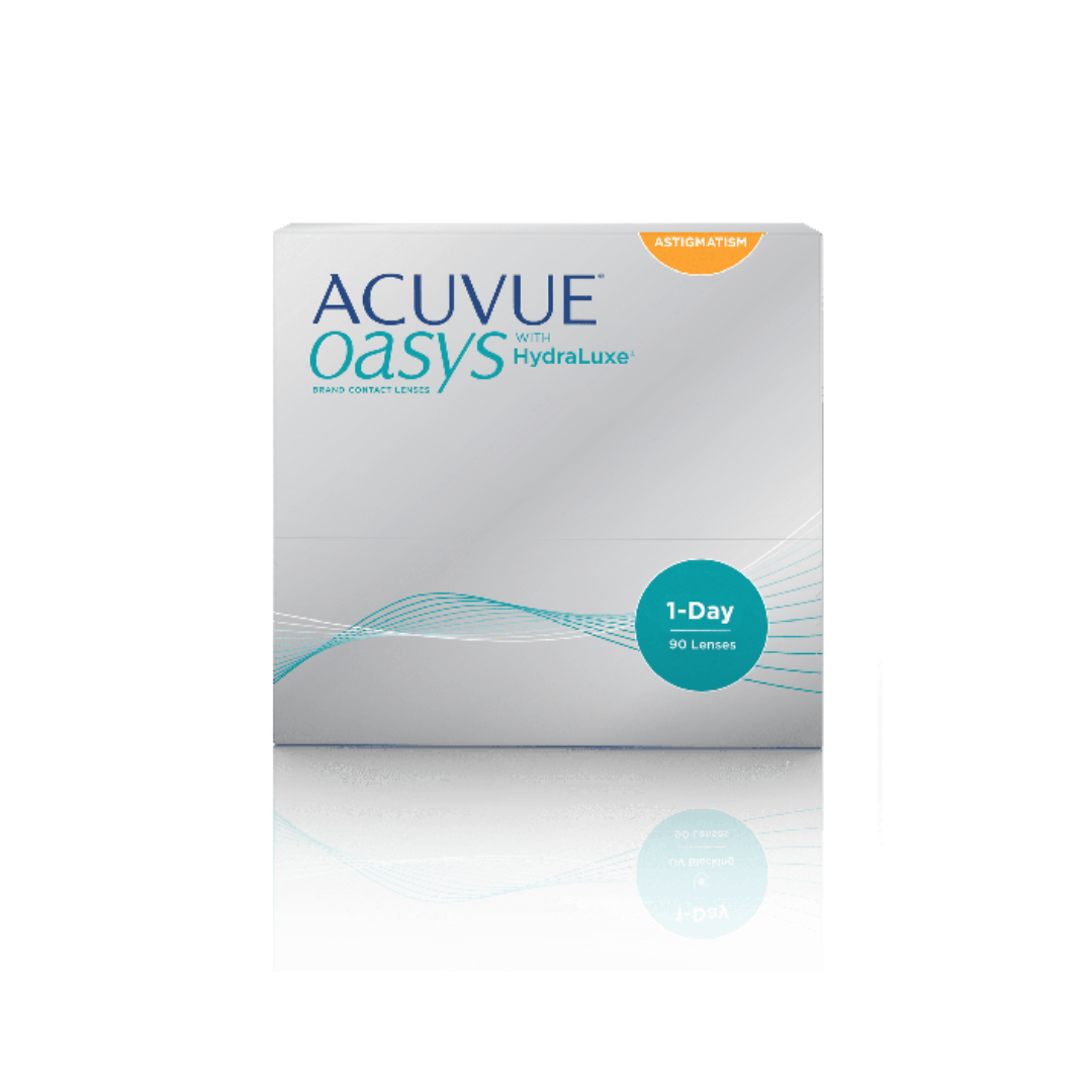 Acuvue® Oasys 1-Day with HydraLuxe® - Astigmatism | Pack 30 & 90