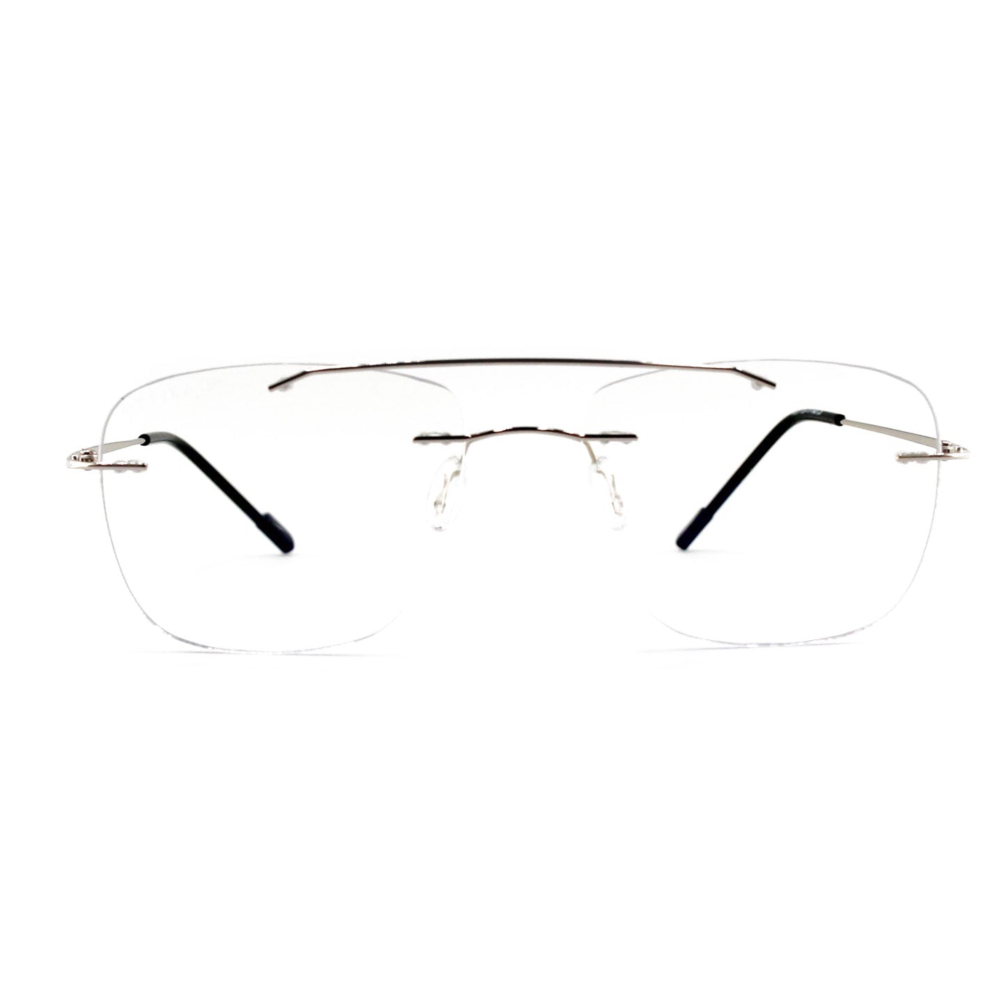 Ottika Care - Lunettes anti-lumière bleue | Sans monture R 001 | Revêtement Vert & Bleu