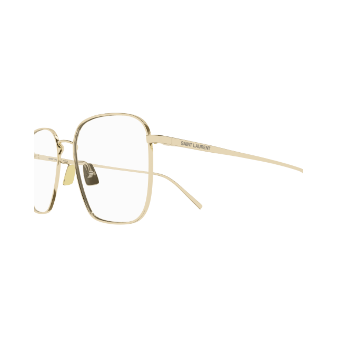 Montatura per occhiali Saint Laurent | Modello SL 491 (006) - Oro Chiaro Lucido