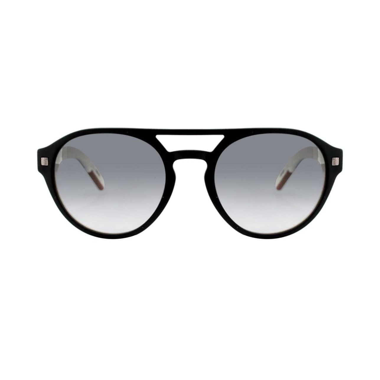 Lunettes de soleil Ermenegildo Zegna | Modèle EZ 0134 - Noir/Blanc