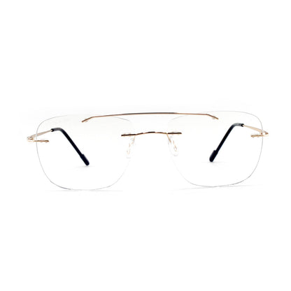 Ottika Care - Blue Light Blocking Glasses | Rimless R 001 |  Coating Green &amp; Blue