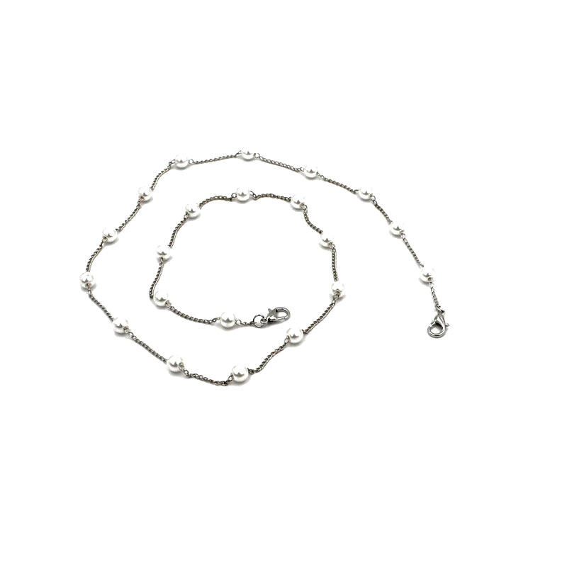 Charmswear - Chaîne de lunettes (Perle/Métal) | Modèle 008