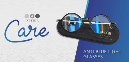 Ottika Care - Lunettes anti-lumière bleue - Adulte | Modèle TR1906 | Revêtement Or &amp;amp; Vert