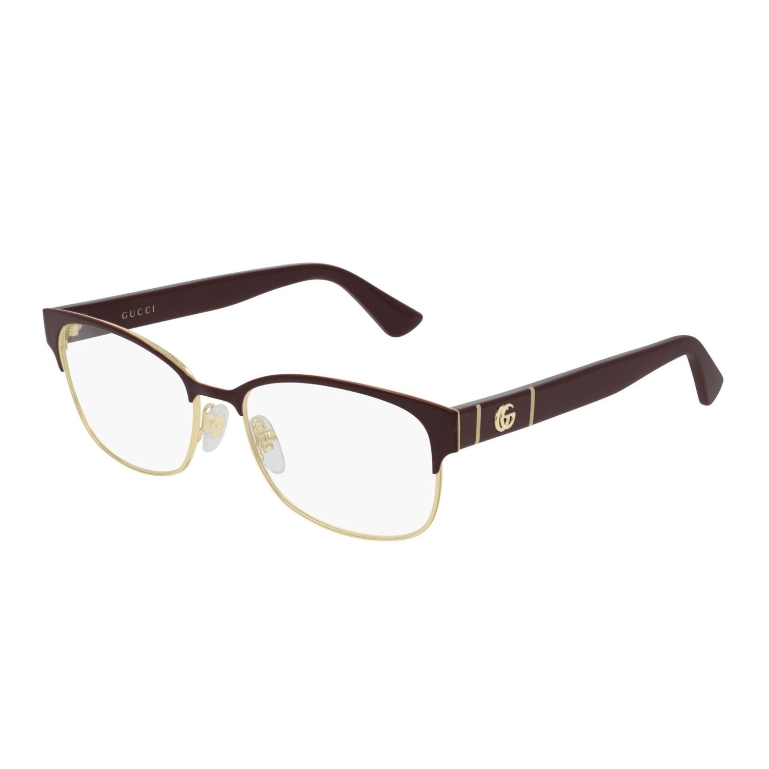 Montatura per occhiali Gucci | Modello GG0751O (006) - Marrone