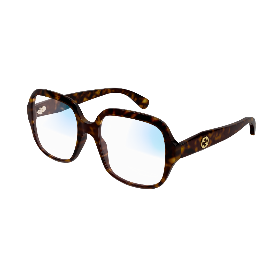 Gucci - Blue Light Blocking/Photochromatic | Model GG0799S -  Shiny Dark Havana