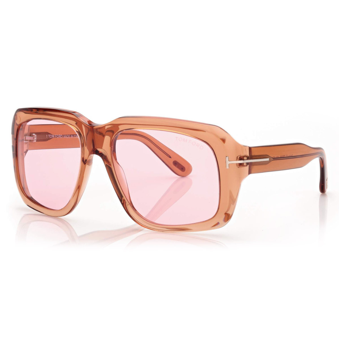 Occhiali da sole Tom Ford | Modello FT0885 45Y - Marrone Chiaro Lucido