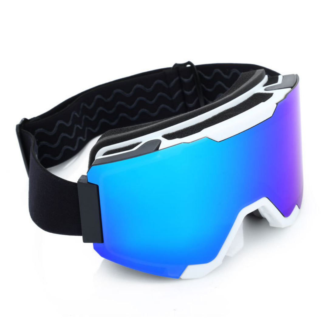 Maschere da sci e snowboard 04 adulto - blu/nero