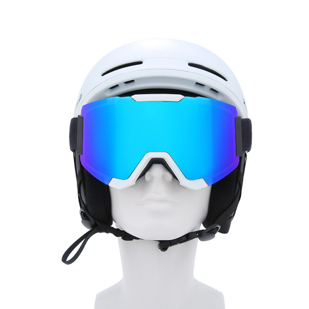 MASQUE DE SKI &amp;amp; SNOWBOARD 04 ADULTE BLEU/NOIR